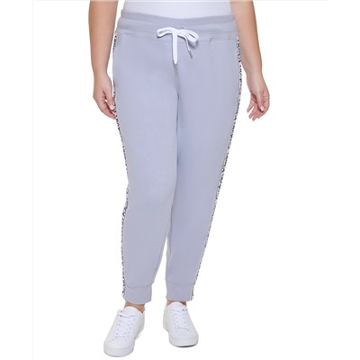 Plus Size Logo Skinny Jogger Pants