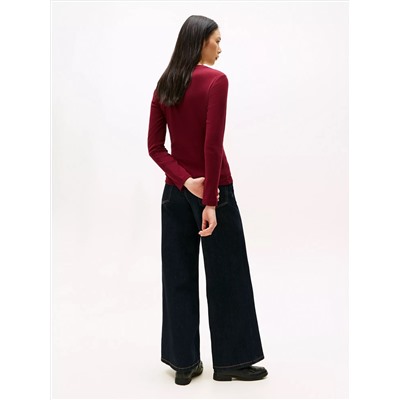 Long-Sleeve Crewneck Favorite T-Shirt