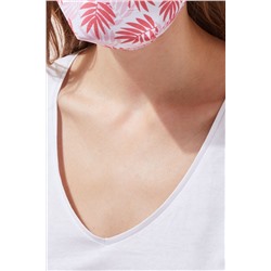 Mascarilla Print Burdeos