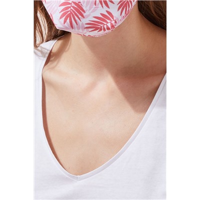 Mascarilla Print Burdeos