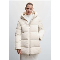 Anorak acolchado capucha -  Mujer | MANGO OUTLET Melilla