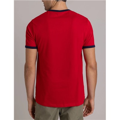 CREW NECK RINGER LOGO T-SHIRT