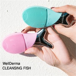 Cleansing Fish #Pink, Очищающая щетка-массажер для лица