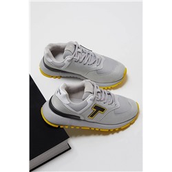 Tonny Black Unisex Gri Kaymaz Eva Taban Süet Sneaker AT1903-0
