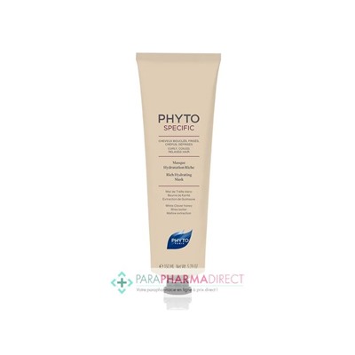 Phyto Specific Masque Hydratation Riche Cheveux Bouclés, Frisés 150ml