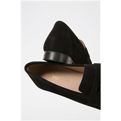 Mocasines de nobuk Negro