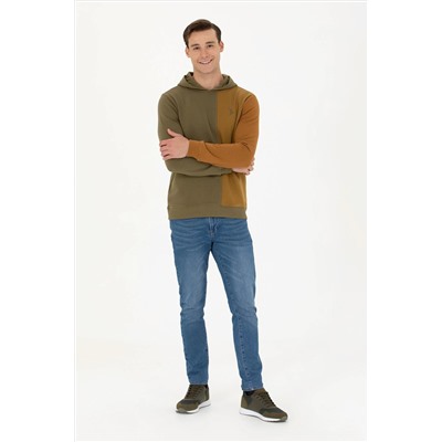 Erkek Haki Sweatshirt