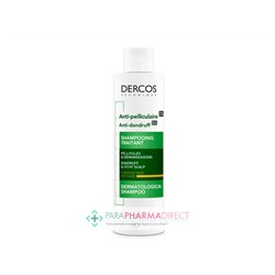 Vichy Dercos Anti-Pelliculaire DS Shampooing Traitant Cheveux Secs 200ml