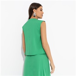 Костюм с юбкой из лёгкой ткани, Подход со вкусом (green, 2 в 1)