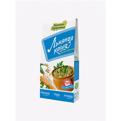 Каша льняная "Богатырская с овощами"