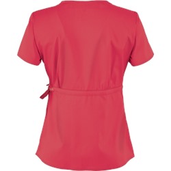 Vivi by Peaches Mia Mock Wrap Scrub Top