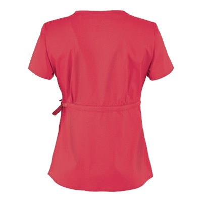Vivi by Peaches Mia Mock Wrap Scrub Top