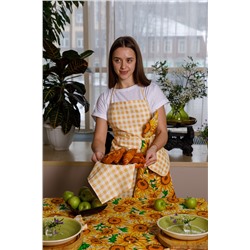Набор Мари Санна Подсолнухи+клетка (скатерть 150*200+салфетки 6 шт.)