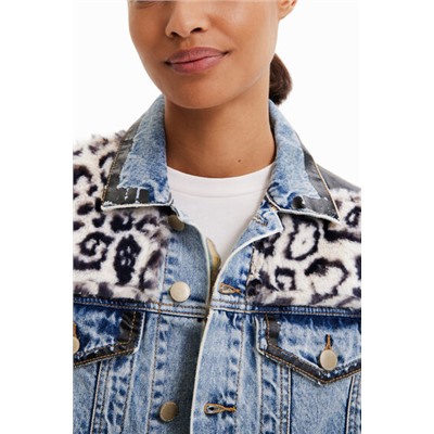 Chaleco vaquero animal print