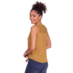 Damen Blusentop in Crepp-Optik
