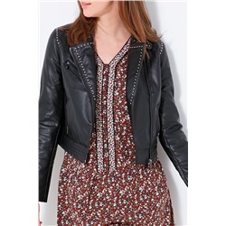 Chaqueta biker Negro