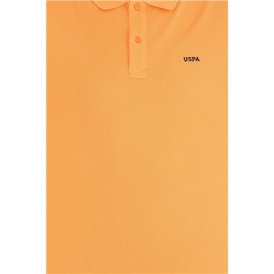 Erkek Turuncu Basic Polo Yaka Tişört