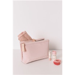 Neceser mediano rubber rosa