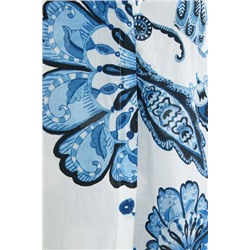 Camisa oversize paisley