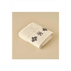 Bella Maison Krem %100 Pamuk Ethnic Yüz Havlusu Krem (50x75 cm) 6004YHAV0081