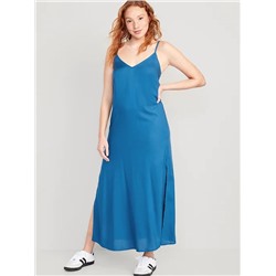 Tie-Back Maxi Slip Dress for Women