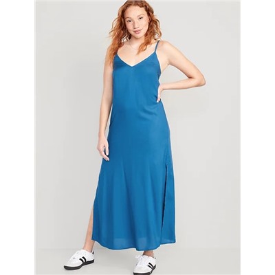Tie-Back Maxi Slip Dress for Women