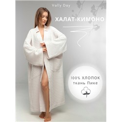 Халат Кимоно Женский Vally day, оттенок белый