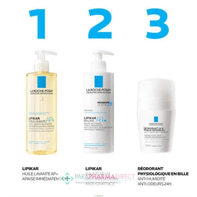 La Roche Posay Déodorant 24H - Peaux Sensibles - Roll-On 50ml