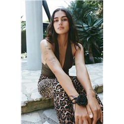 POLYAMIDE FLARED TROUSERS