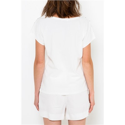 Camiseta Blanco roto