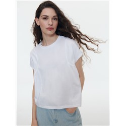 T-Shirt im Boxy-Stil aus Baumwolle