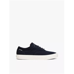 Embossed Logo Canvas Sneaker