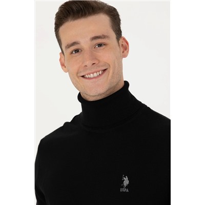 Erkek Siyah Basic Kazak