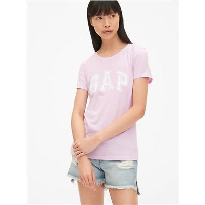Vintage Wash Logo Crewneck T-Shirt