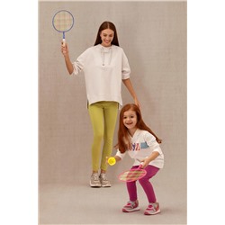 Çocuk Ekru Kapüşonlu Sweatshirt