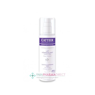 Cattier Caresse d'Herboriste Lait Démaquillant Visage & Yeux Bleuet Tournesol BIO 200ml