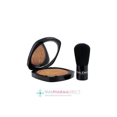 Galénic Kit Teint Lumière Poudre de Soleil 9,5g + 1 Pinceau Kabuki