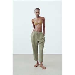 FLOWING CROPPED TROUSERS