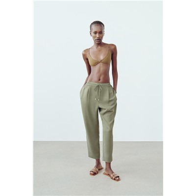 FLOWING CROPPED TROUSERS