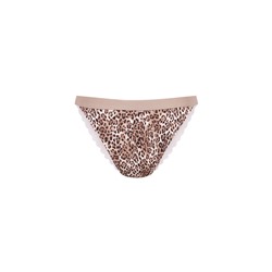 Braga brasileña animal print marrón