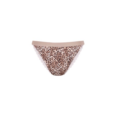 Braga brasileña animal print marrón
