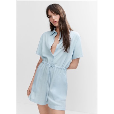 Mono camisero lyocell
