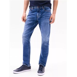 Faded Wash Stretch Straight Jean