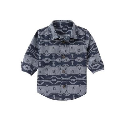 Geo Chambray Shirt