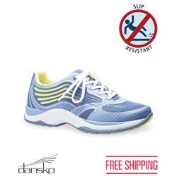 Dansko Samantha Blue Smooth Athletic Shoe