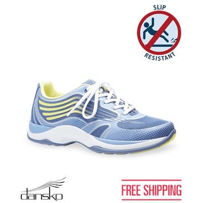 Dansko Samantha Blue Smooth Athletic Shoe