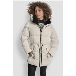 MID LENGTH LUSH PUFFER JACKET