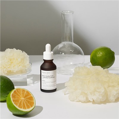 Citrus Unshiu+Tremella Fuciformis Serum Сыворотка Mary & May с экстратом зелёного мандарина + грибами тремеллы