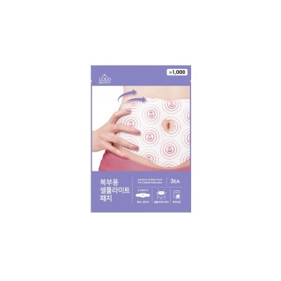 Abdomen & Side Patch For Cellulite Reduction Моделирующие патчи для живота и талии