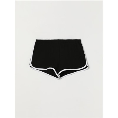 BASIC PLUSH SHORTS WITH PIPING